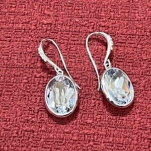 Tommy Bahama Gray Drop Earrings with Swarovski Crystals